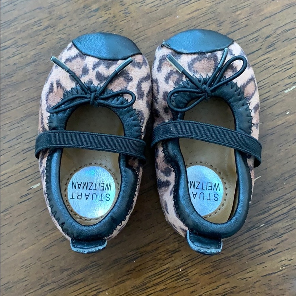 Leopard baby shoes- crib shoes